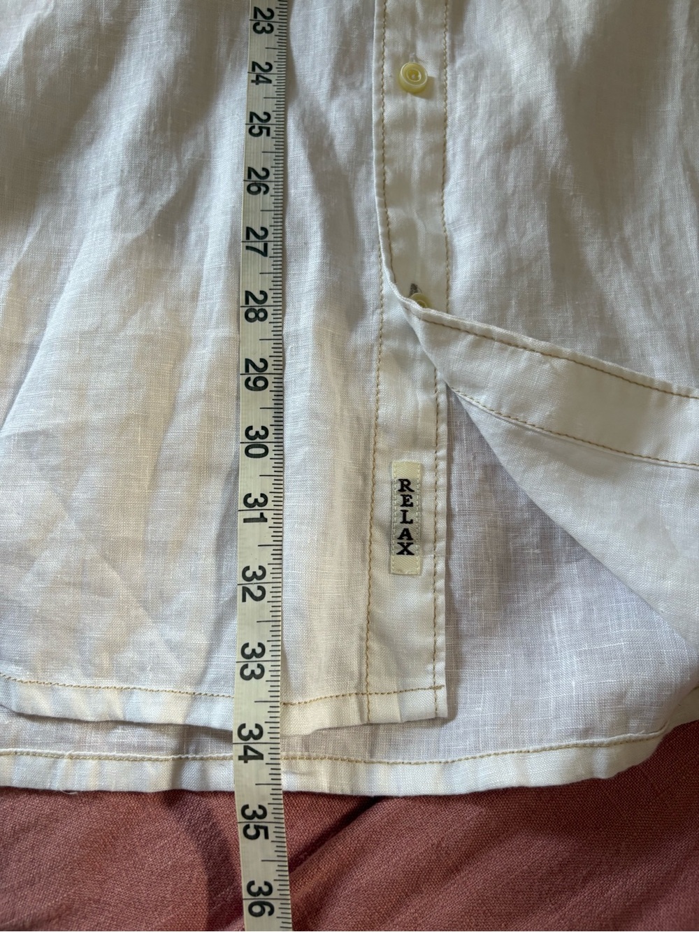 Tommy Bahama Relax 100% White Linen Shirt Mens XL Short Sleeve Button Down Beach - Picture 8 of 9